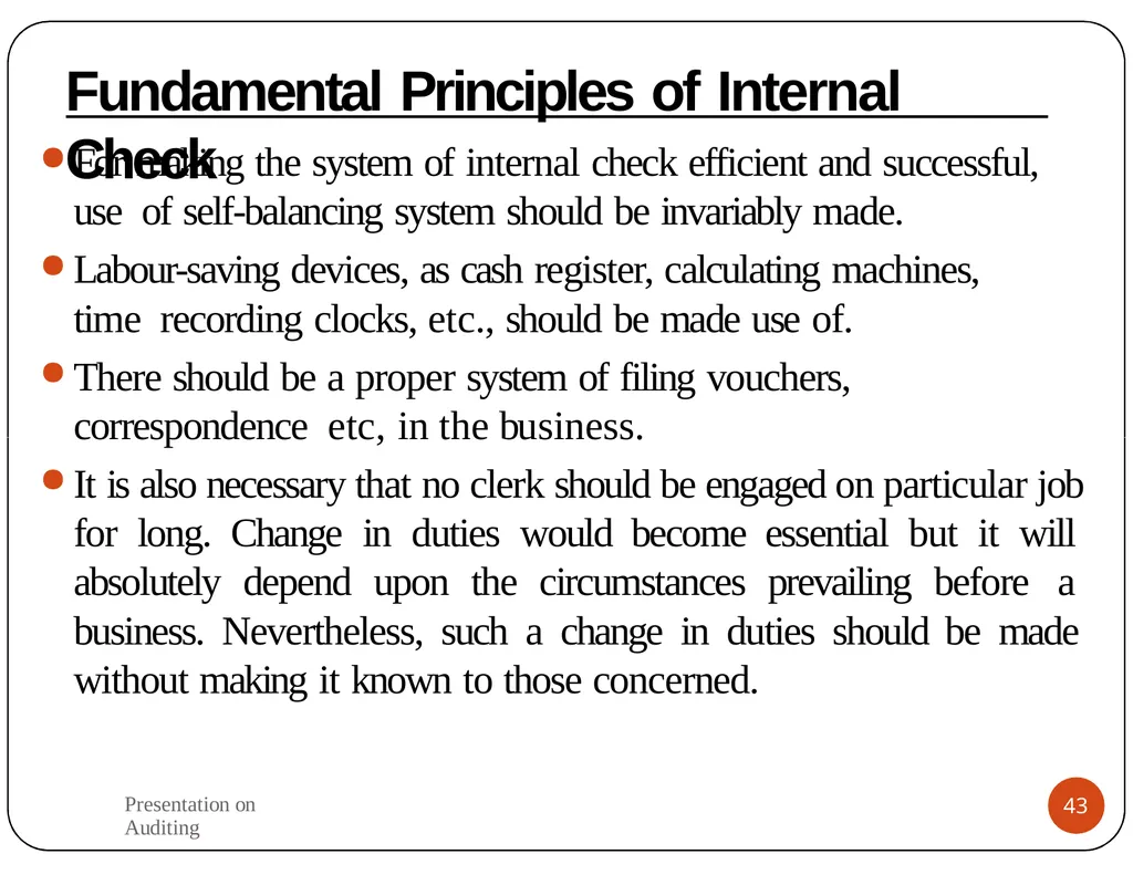 Presentation on Auditing Mr.K.PRABU Assistant - slide 43 of 54