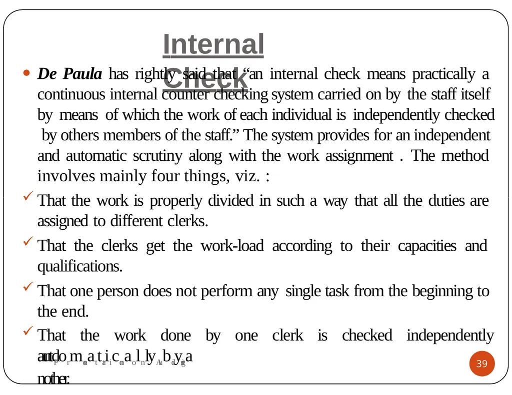 Presentation on Auditing Mr.K.PRABU Assistant - slide 39 of 54