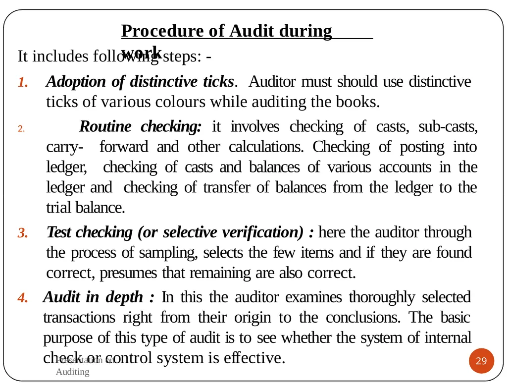 Presentation on Auditing Mr.K.PRABU Assistant - slide 29 of 54