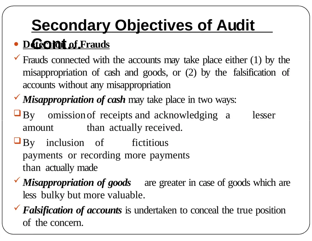 Presentation on Auditing Mr.K.PRABU Assistant - slide 10 of 54