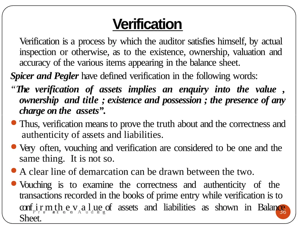 Presentation on Auditing Mr.K.PRABU Assistant - slide 36 of 54