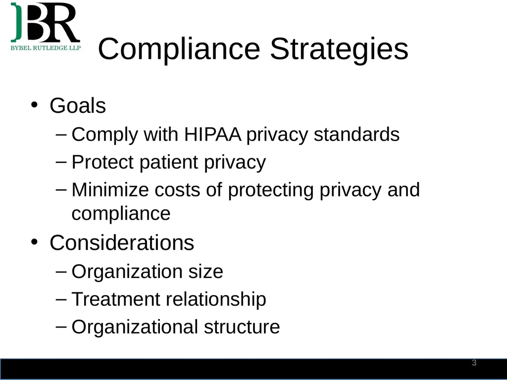 HIPAA Privacy and Security Summit 2018 HIPAA - slide 3 of 30