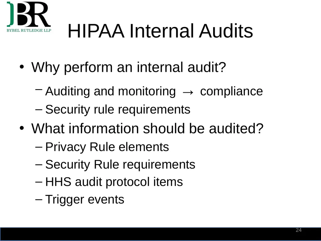 HIPAA Privacy and Security Summit 2018 HIPAA - slide 24 of 30