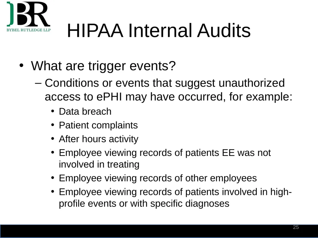 HIPAA Privacy and Security Summit 2018 HIPAA - slide 25 of 30