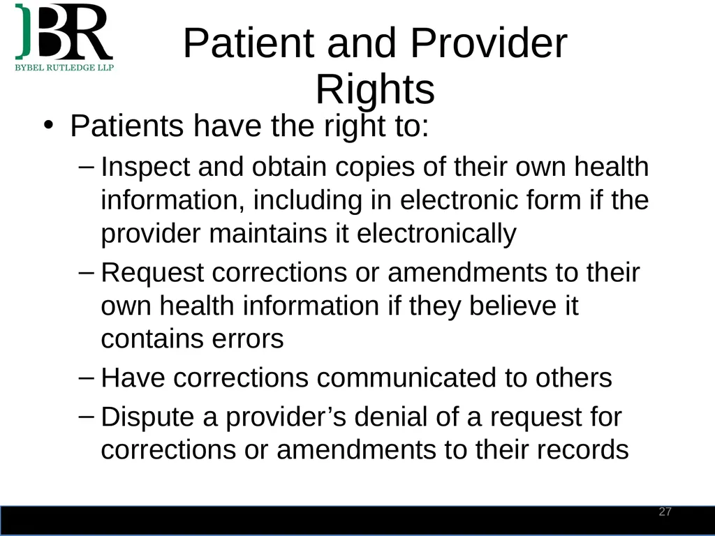 HIPAA Privacy and Security Summit 2018 HIPAA - slide 27 of 30