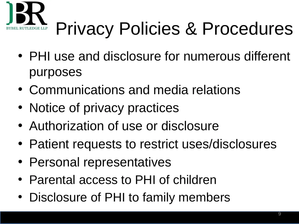 HIPAA Privacy and Security Summit 2018 HIPAA - slide 9 of 30