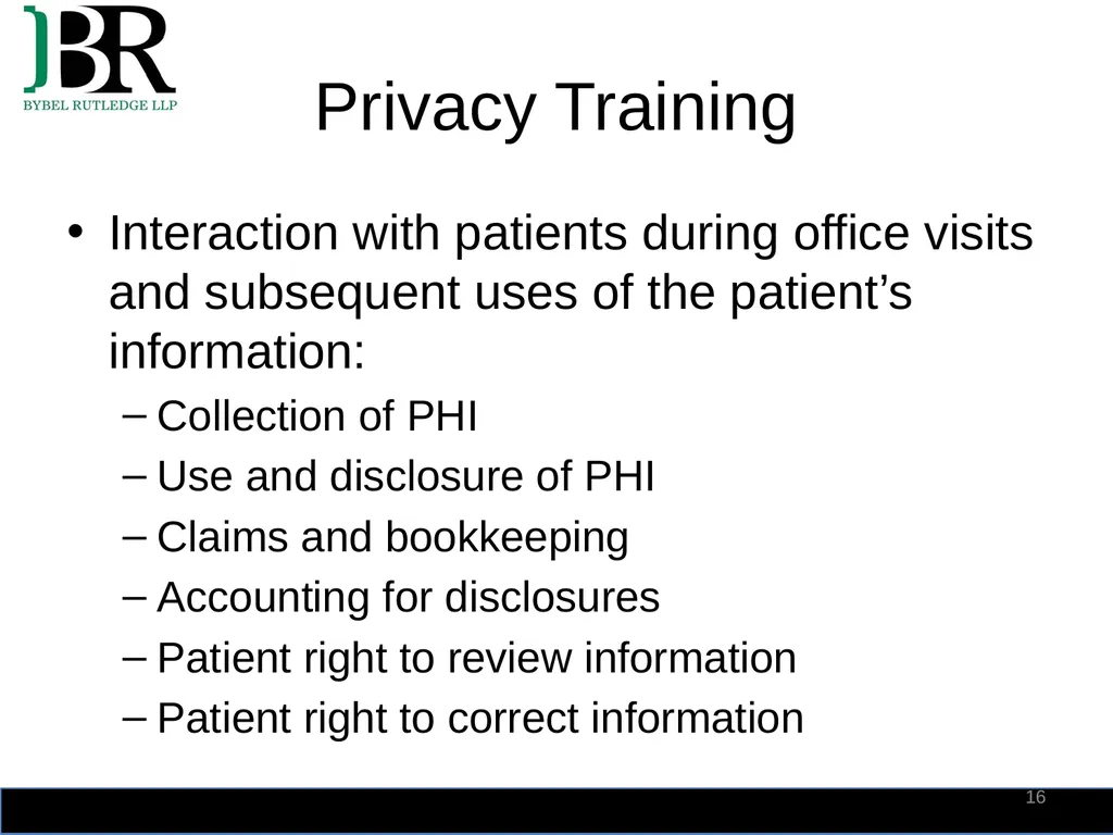 HIPAA Privacy and Security Summit 2018 HIPAA - slide 16 of 30