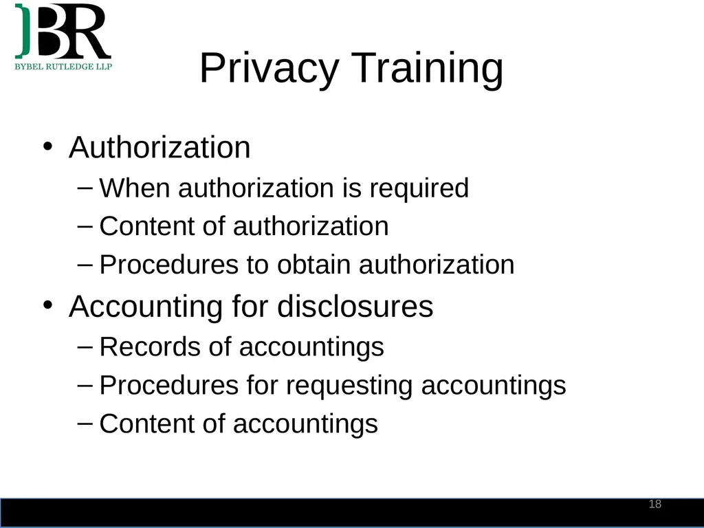 HIPAA Privacy and Security Summit 2018 HIPAA - slide 18 of 30