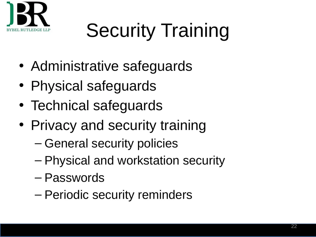 HIPAA Privacy and Security Summit 2018 HIPAA - slide 22 of 30