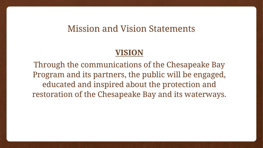CBP Strategic Communications Plan 2016-2021 Rachel - slide 7 of 14