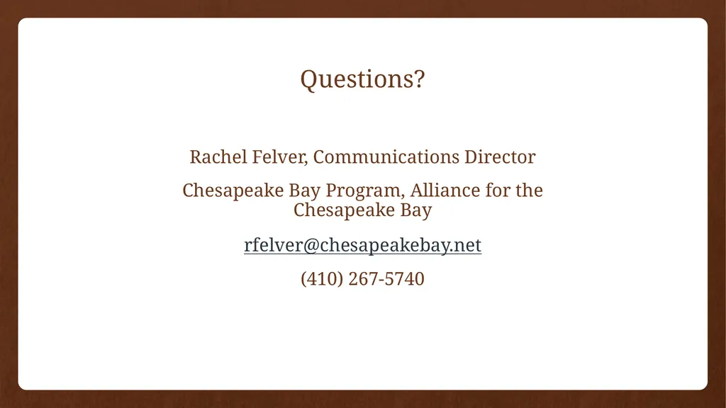 CBP Strategic Communications Plan 2016-2021 Rachel - slide 14 of 14