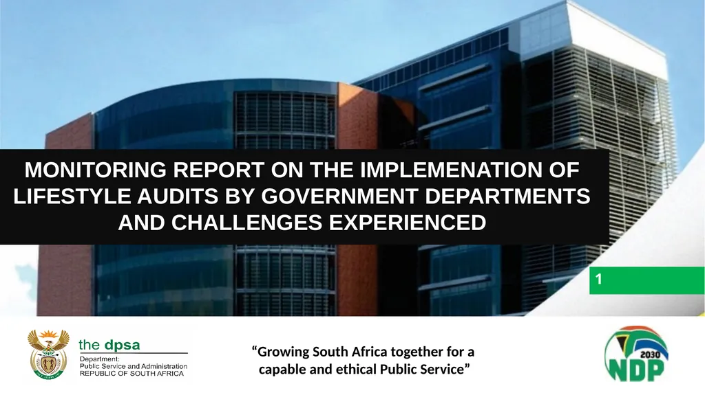 “Growing South Africa together for a capable and