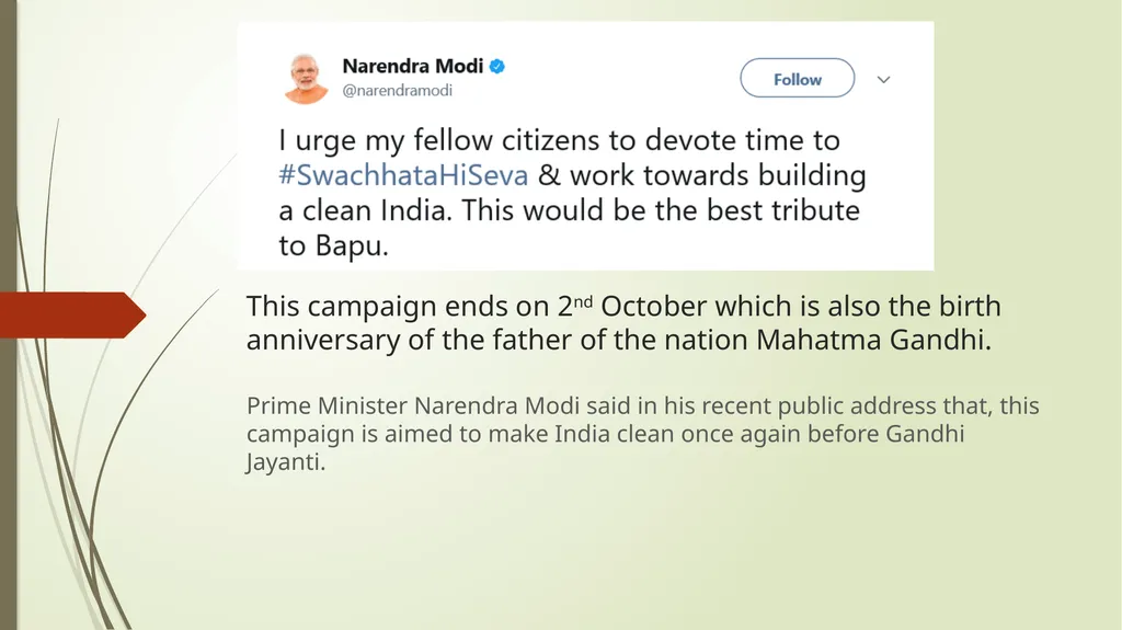 'Swachhta hi Seva' Campaign Launched 15th - slide 5 of 9