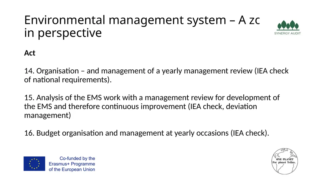 Synergy Audit Online Education Learning, teaching - slide 55 of 146