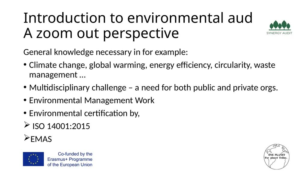 Synergy Audit Online Education Learning, teaching - slide 46 of 146