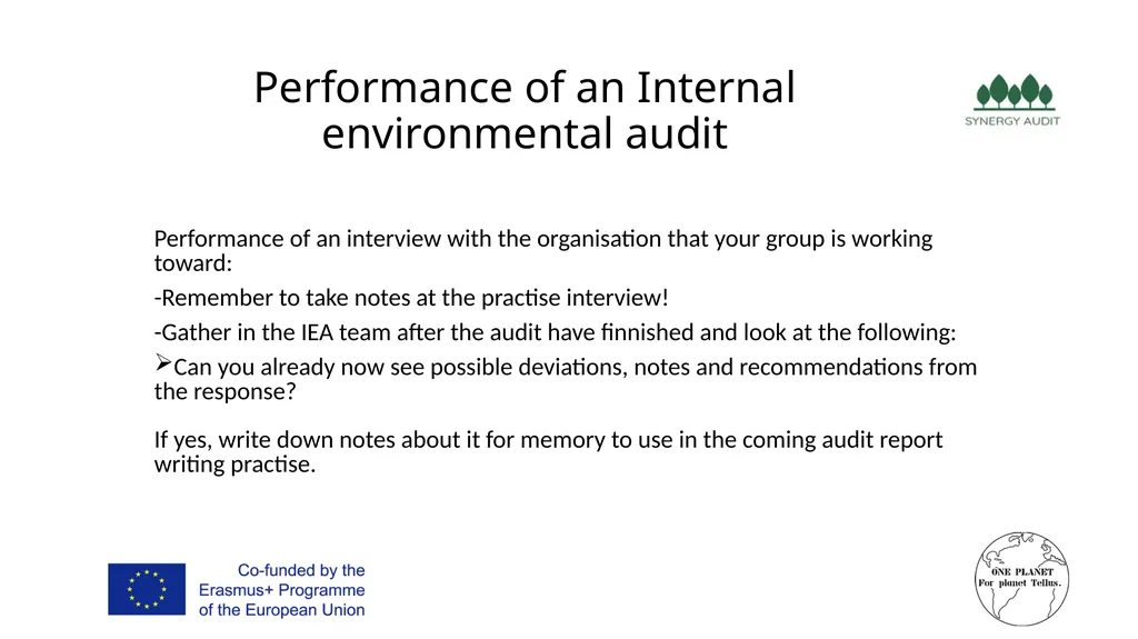 Synergy Audit Online Education Learning, teaching - slide 138 of 146