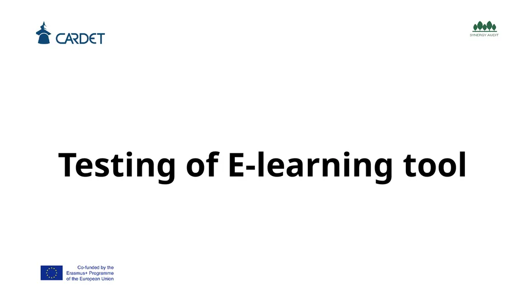 Synergy Audit Online Education Learning, teaching - slide 110 of 146