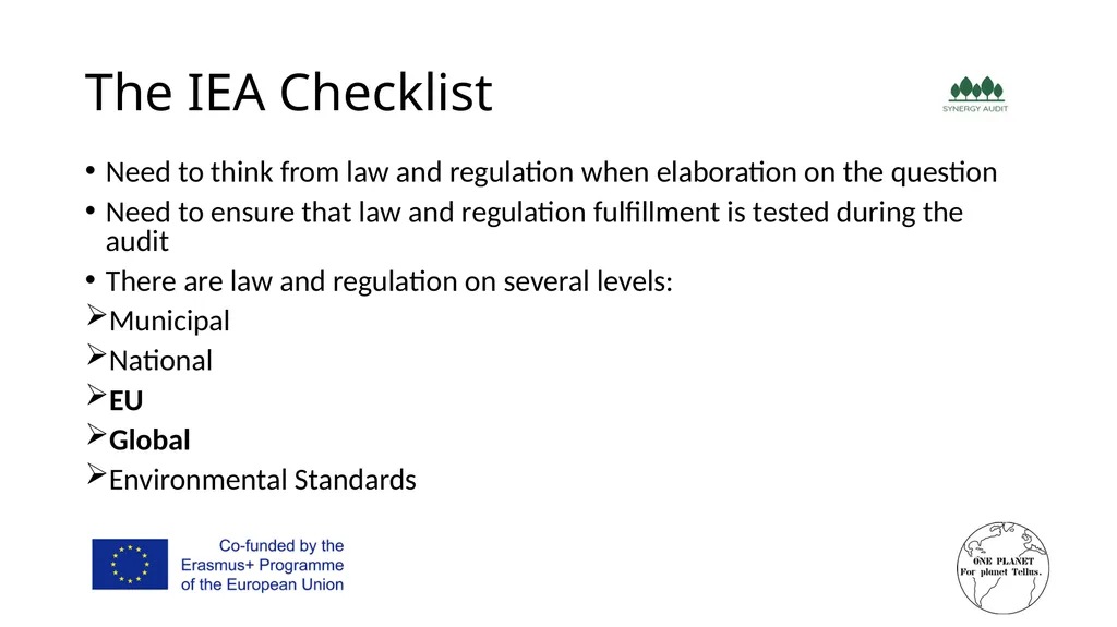 Synergy Audit Online Education Learning, teaching - slide 73 of 146