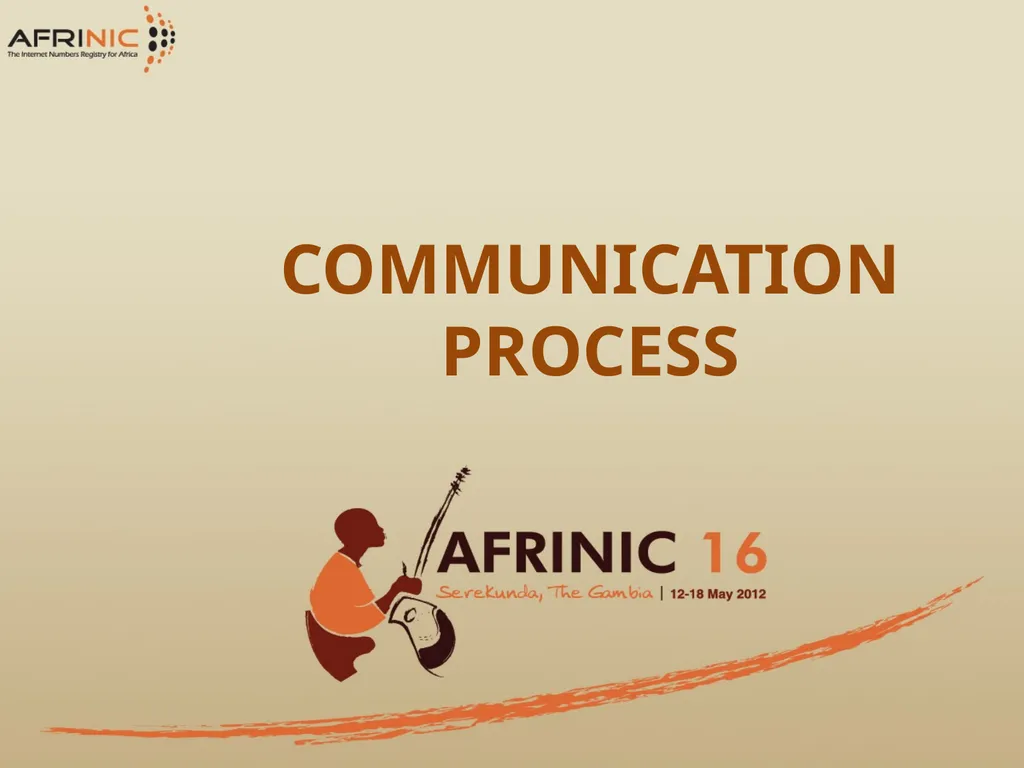 AFRINIC HUMAN RESOURCES PRESENTATION Table of - slide 27 of 36