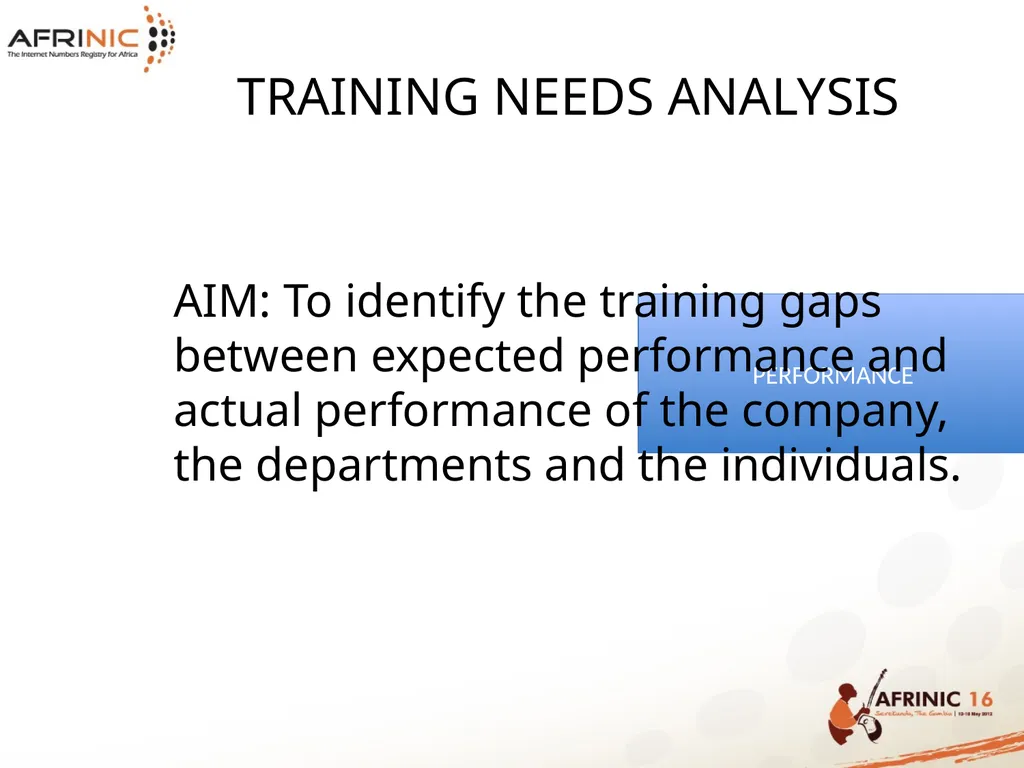 AFRINIC HUMAN RESOURCES PRESENTATION Table of - slide 20 of 36