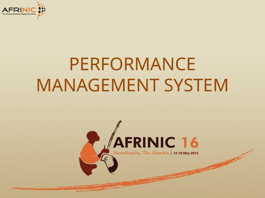 AFRINIC HUMAN RESOURCES PRESENTATION Table of - slide 15 of 36