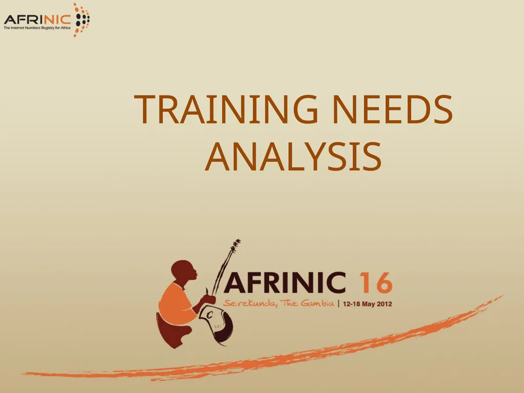 AFRINIC HUMAN RESOURCES PRESENTATION Table of - slide 19 of 36