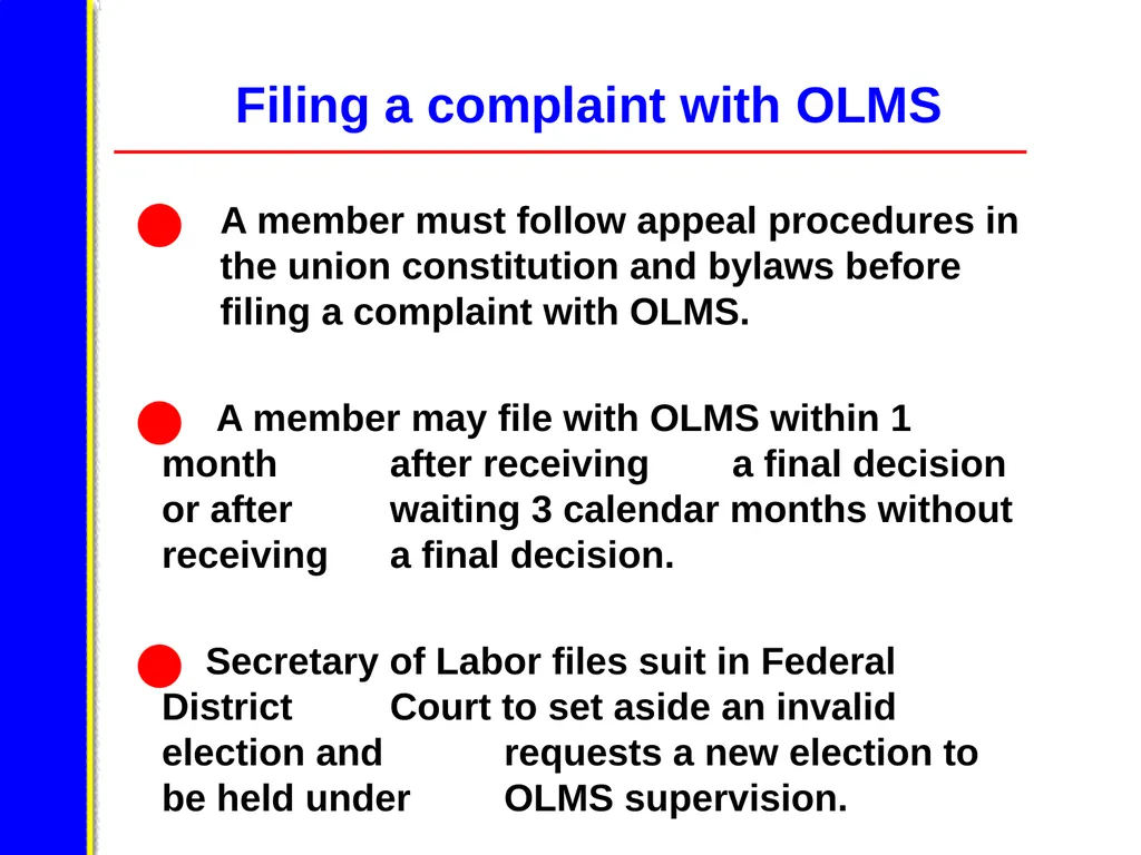 U.S. Department of Labor Office of - slide 42 of 49