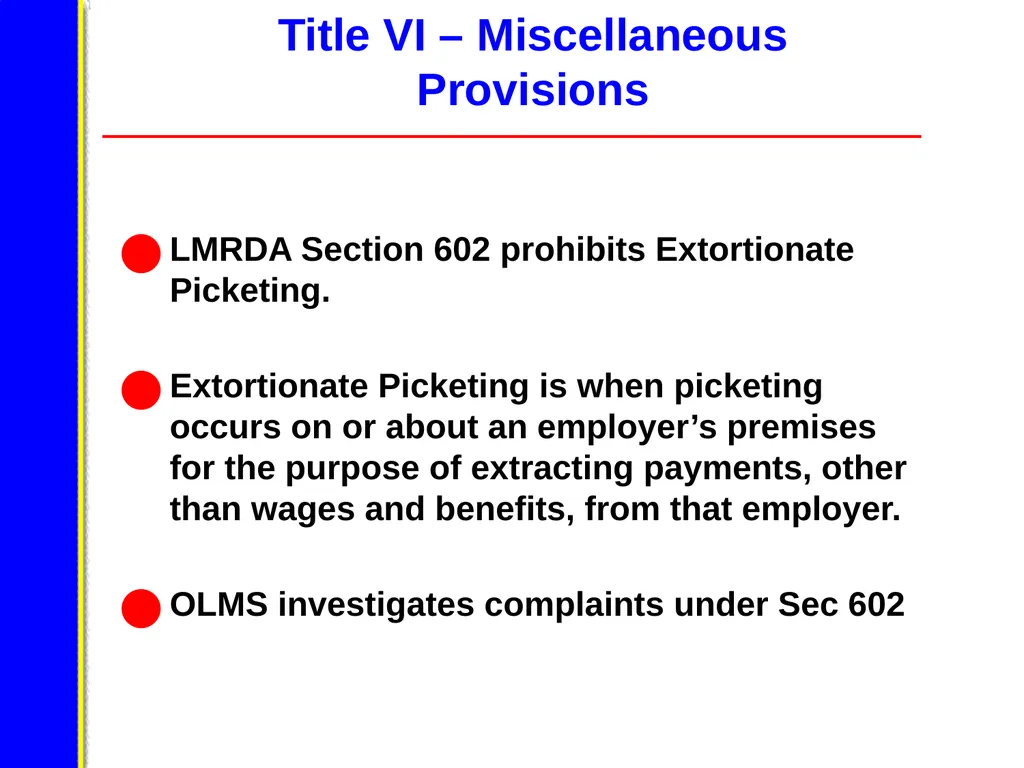 U.S. Department of Labor Office of - slide 46 of 49