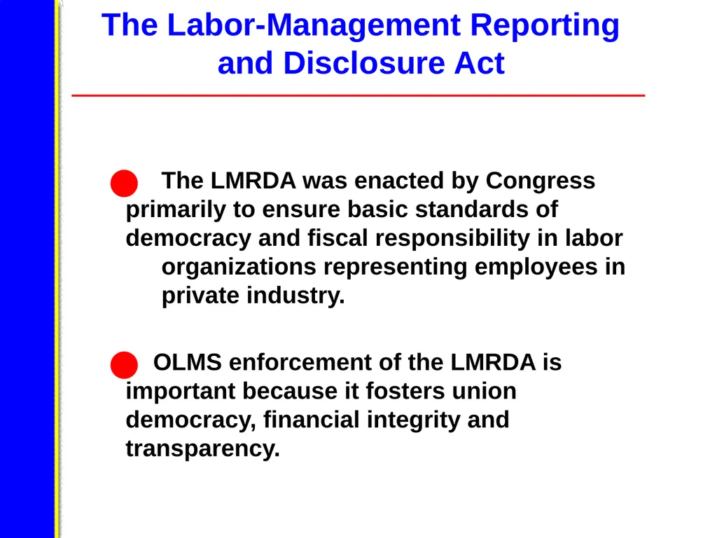 U.S. Department of Labor Office of - slide 15 of 49