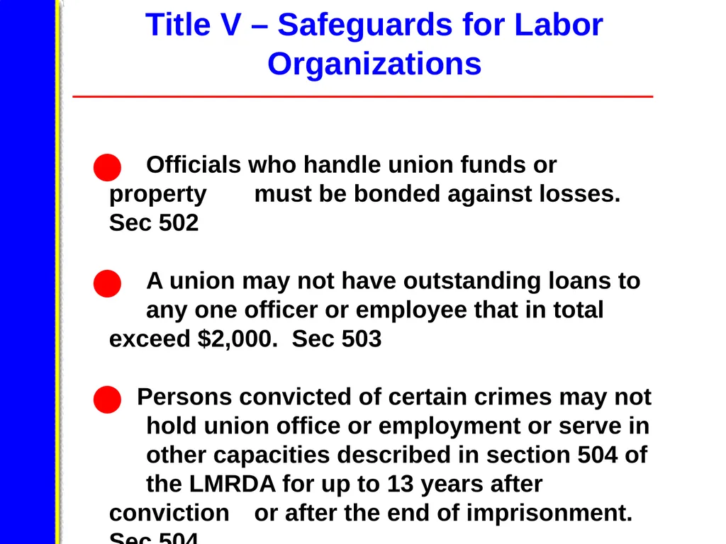U.S. Department of Labor Office of - slide 44 of 49