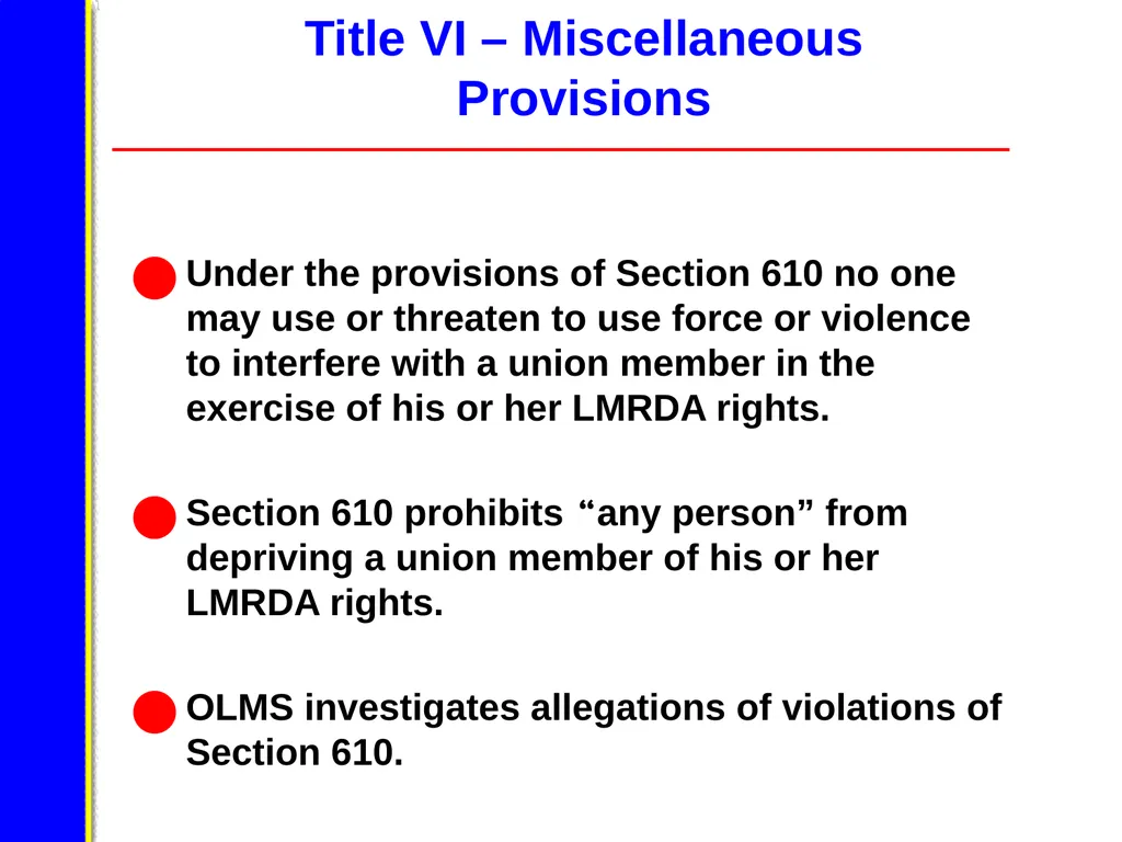 U.S. Department of Labor Office of - slide 48 of 49