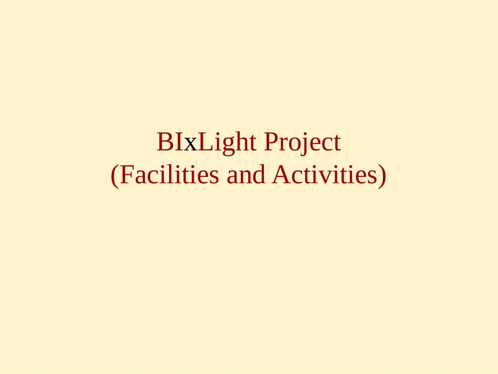 Bangalore India Open Lightpath Exchange Facility - slide 9 of 18