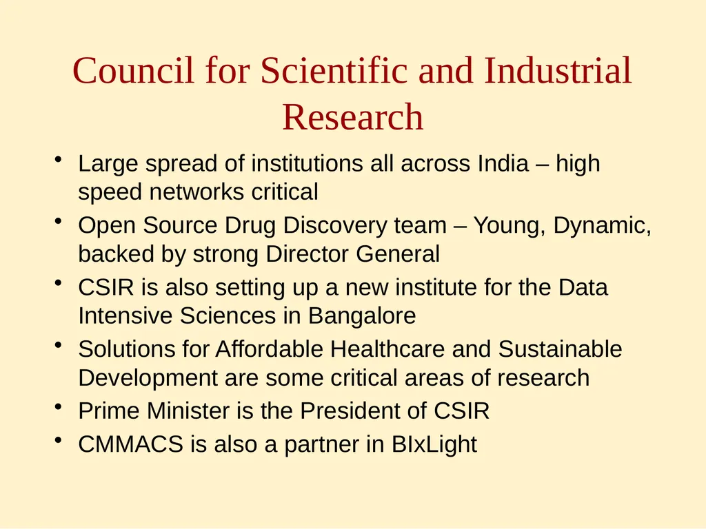 Bangalore India Open Lightpath Exchange Facility - slide 7 of 18