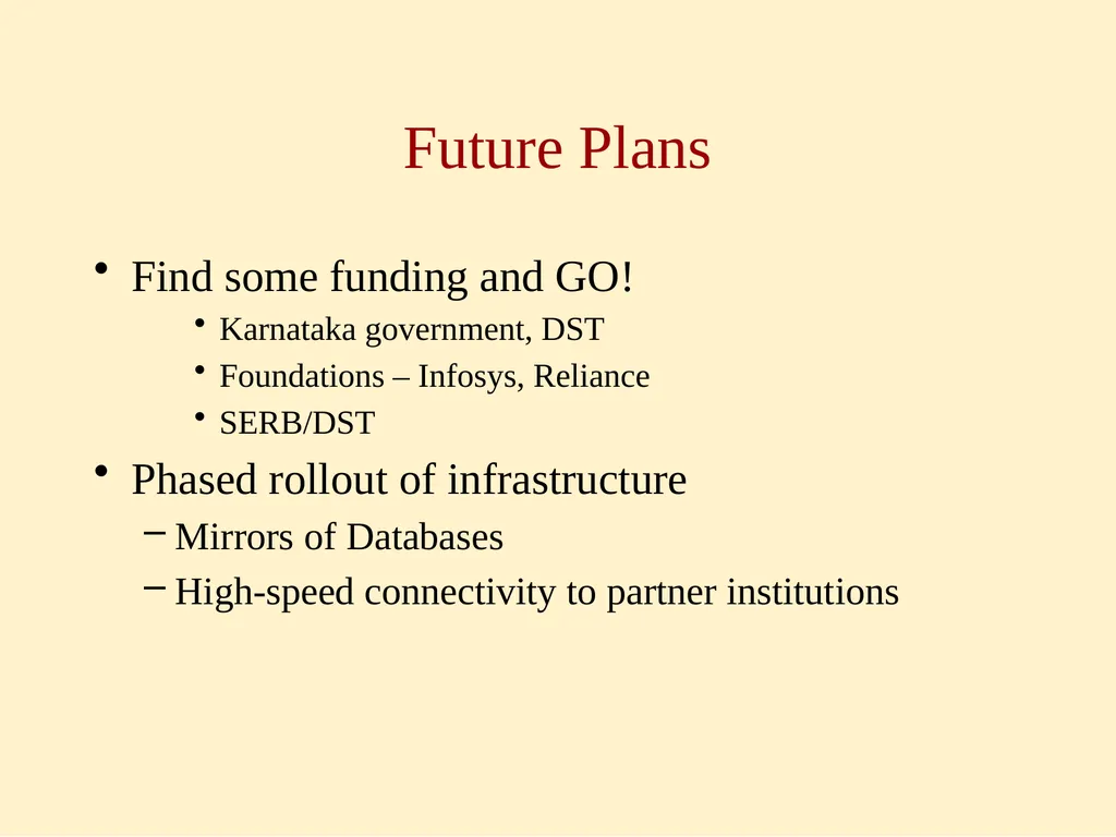 Bangalore India Open Lightpath Exchange Facility - slide 17 of 18