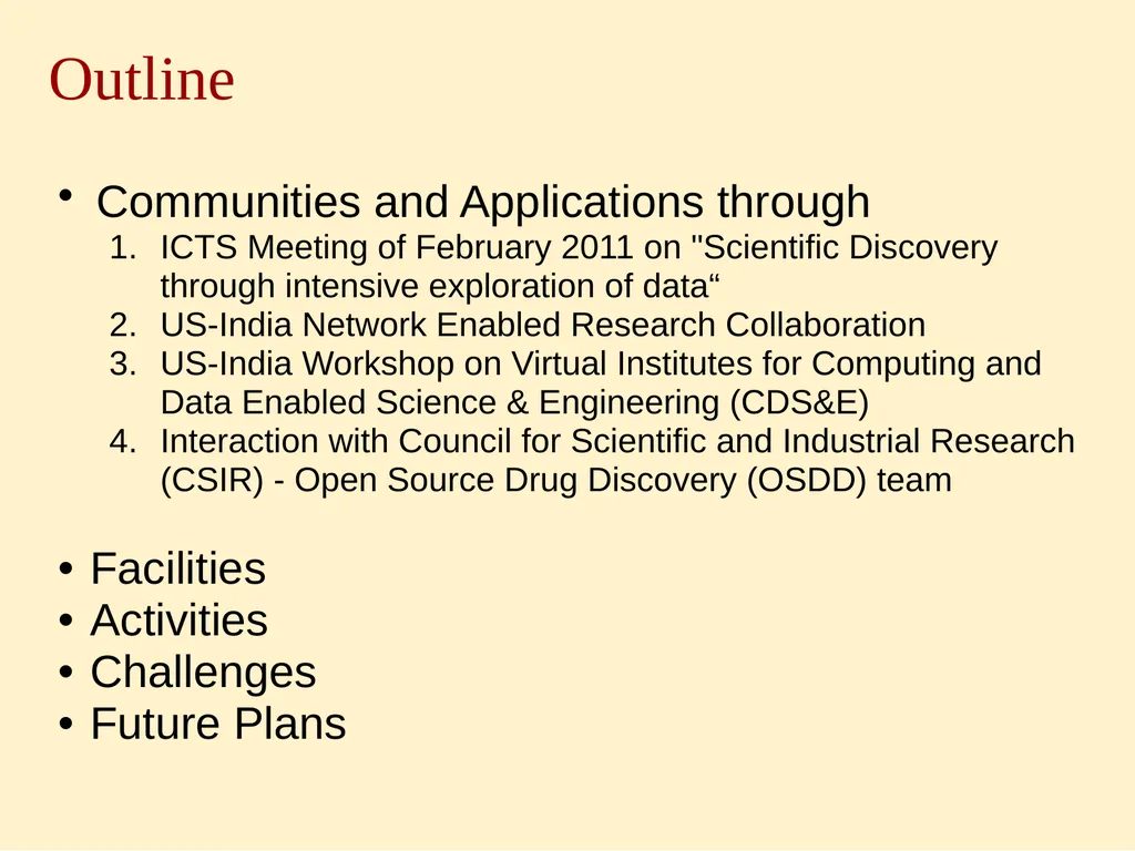 Bangalore India Open Lightpath Exchange Facility - slide 2 of 18