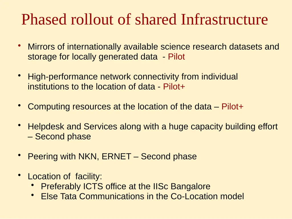 Bangalore India Open Lightpath Exchange Facility - slide 12 of 18