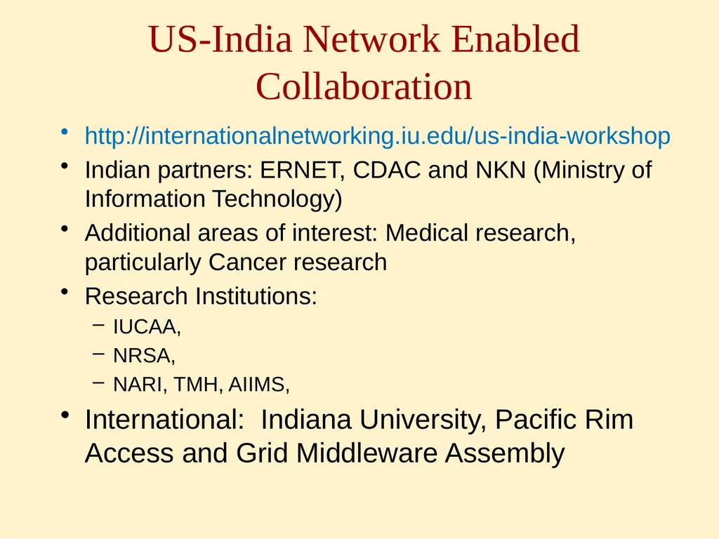 Bangalore India Open Lightpath Exchange Facility - slide 5 of 18