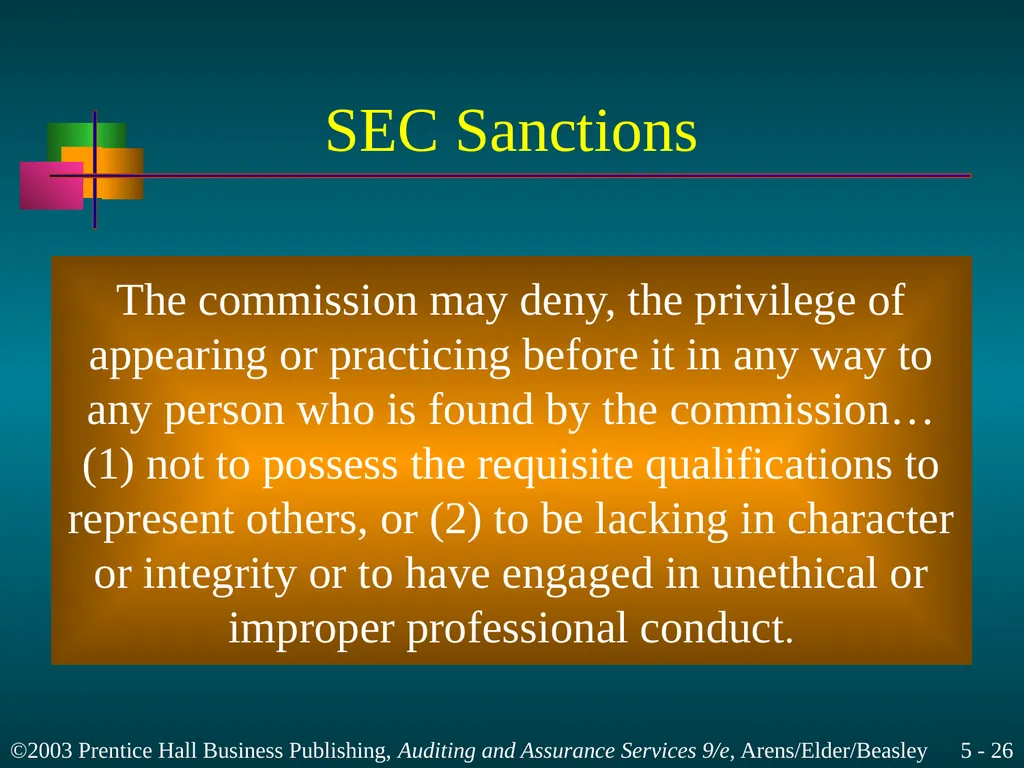 Legal Liability Chapter 5 Learning Objective 1 - slide 26 of 37
