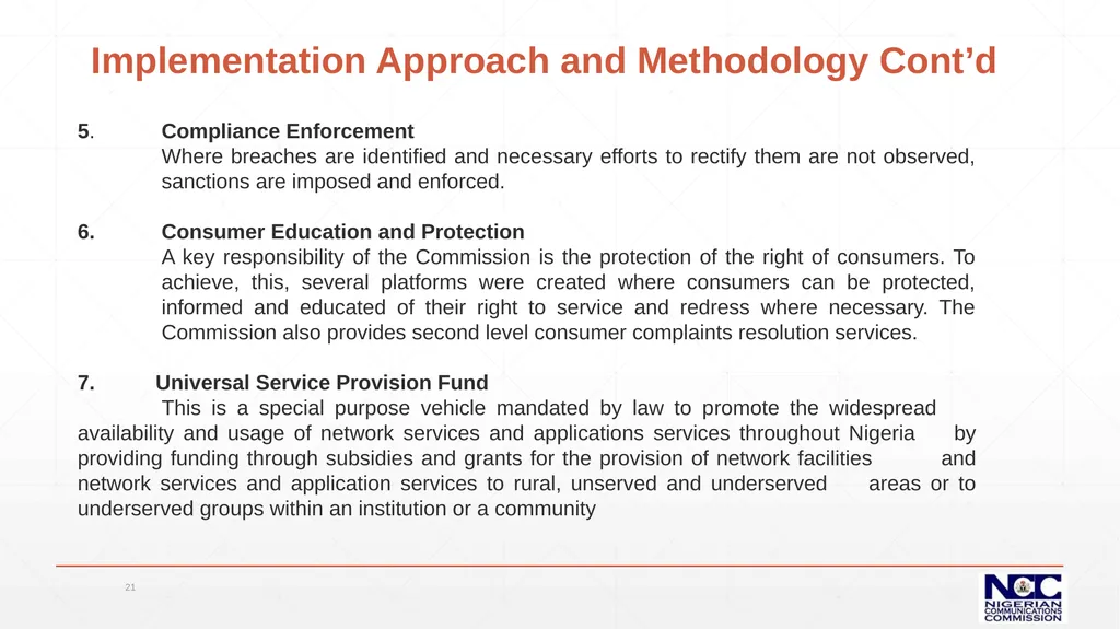 Prof. Garba Umar Danbatta, FNSE (Executive Vice - slide 21 of 39