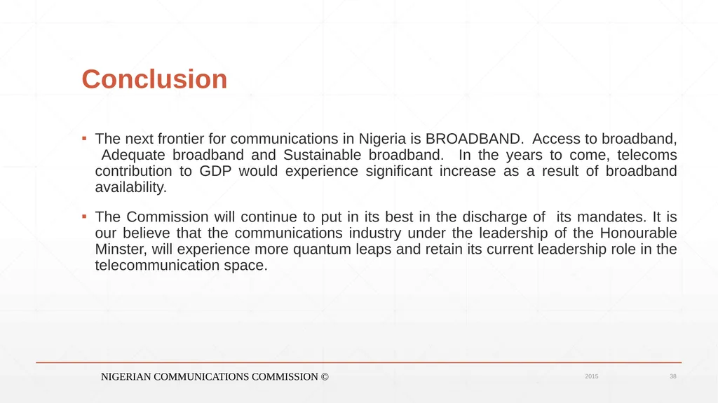Prof. Garba Umar Danbatta, FNSE (Executive Vice - slide 38 of 39