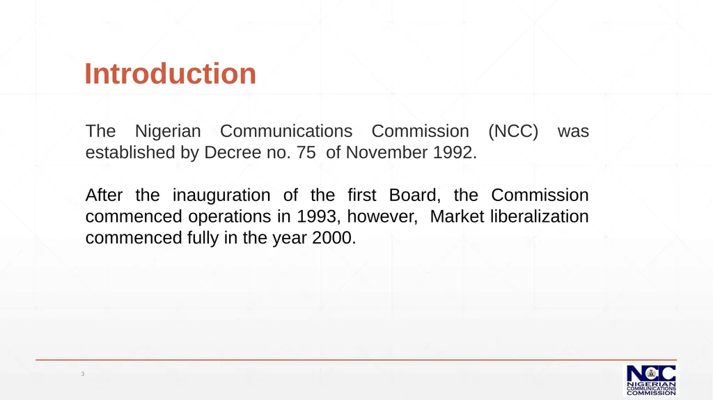 Prof. Garba Umar Danbatta, FNSE (Executive Vice - slide 3 of 39