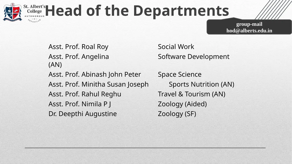 College Officials (2023- 2024) Changes in the - slide 12 of 74