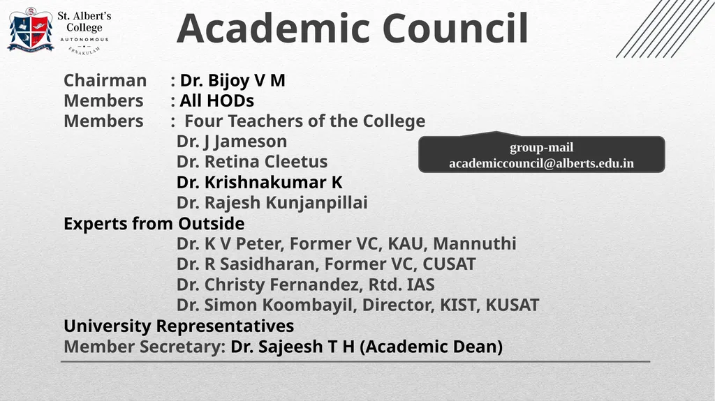 College Officials (2023- 2024) Changes in the - slide 4 of 74