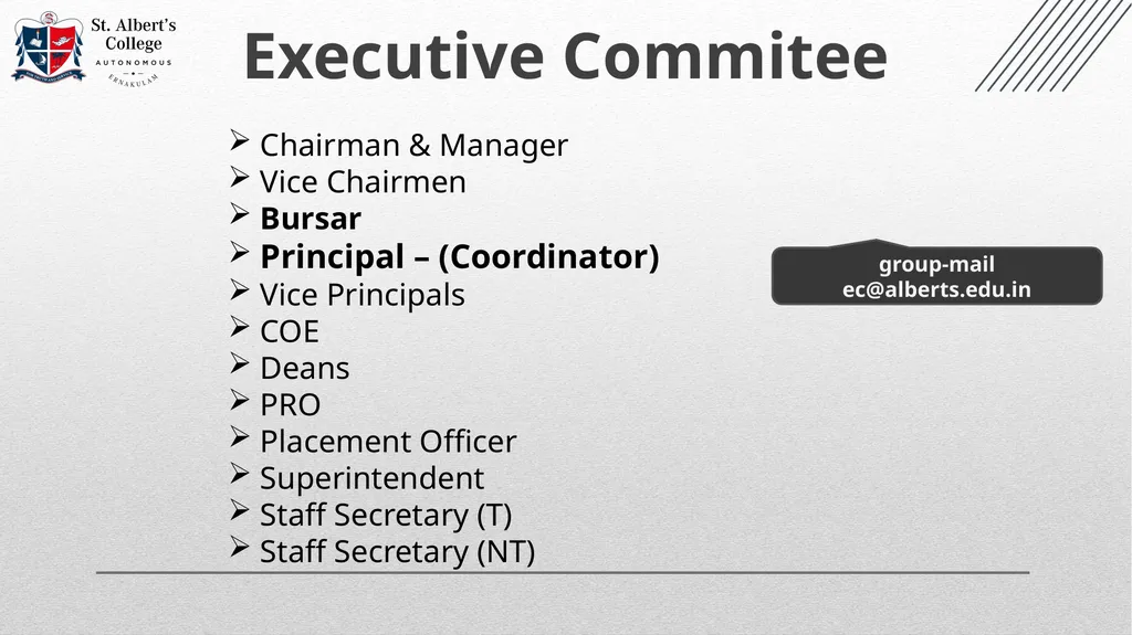 College Officials (2023- 2024) Changes in the - slide 8 of 74