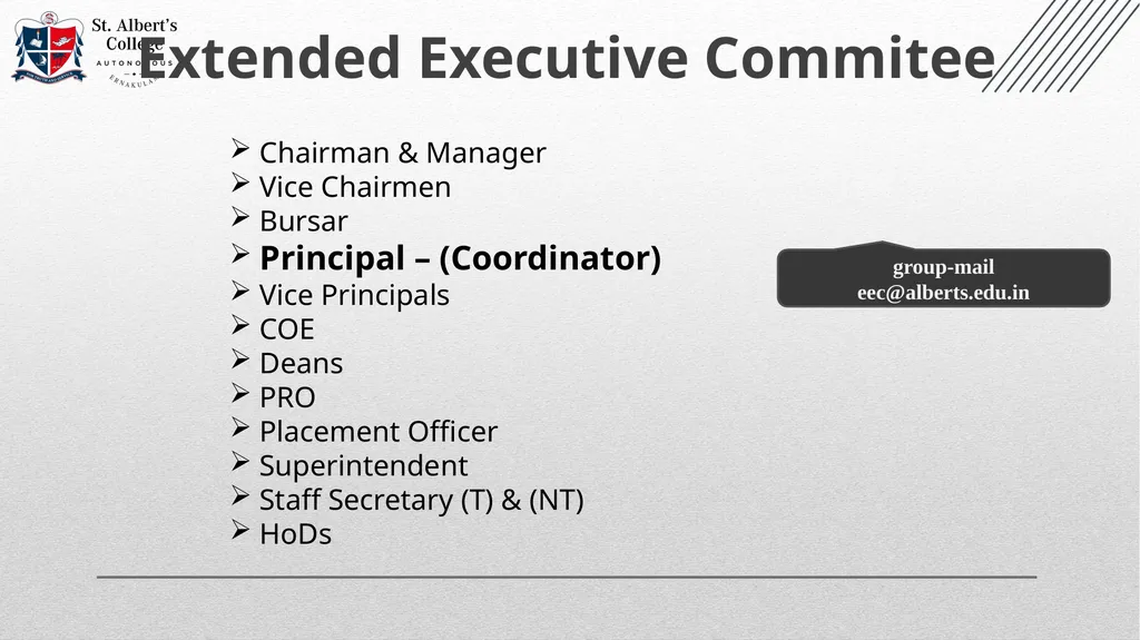 College Officials (2023- 2024) Changes in the - slide 9 of 74