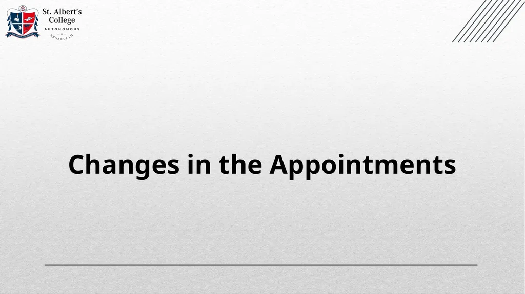 College Officials (2023- 2024) Changes in the - slide 2 of 74