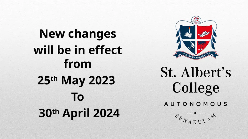 College Officials (2023- 2024) Changes in the - slide 73 of 74