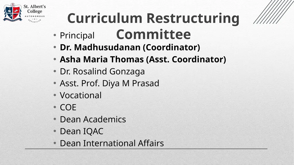 College Officials (2023- 2024) Changes in the - slide 72 of 74