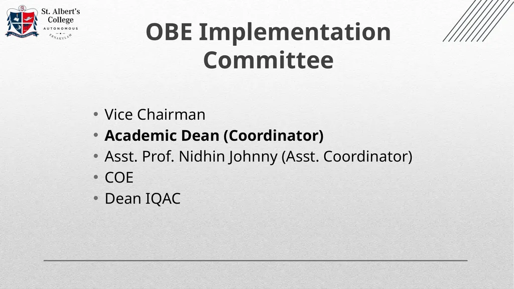 College Officials (2023- 2024) Changes in the - slide 69 of 74