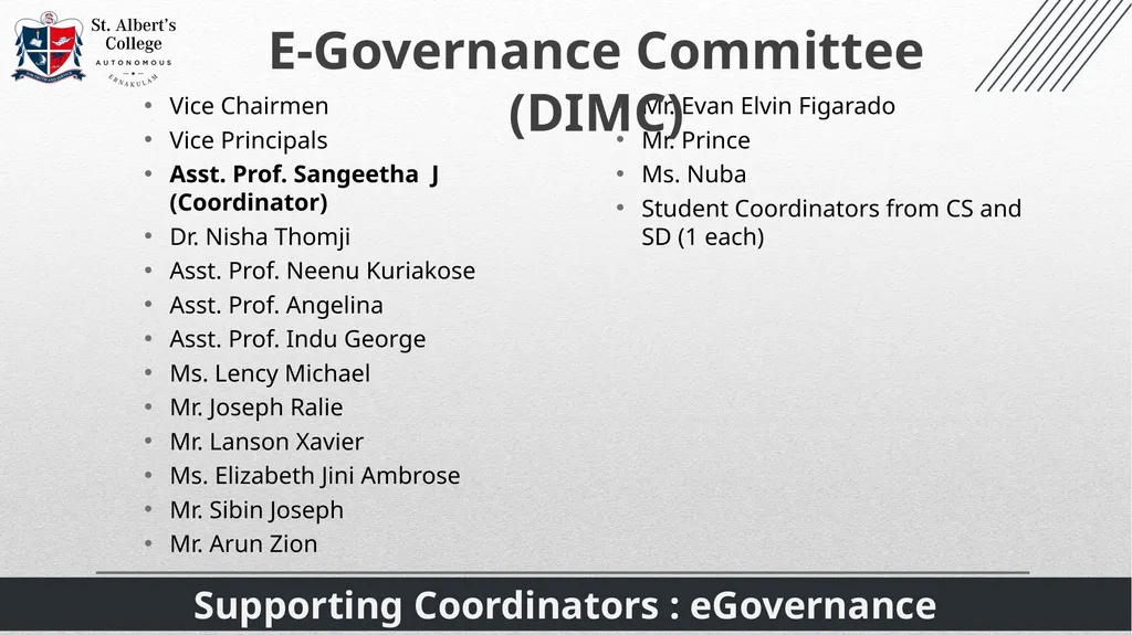 College Officials (2023- 2024) Changes in the - slide 45 of 74